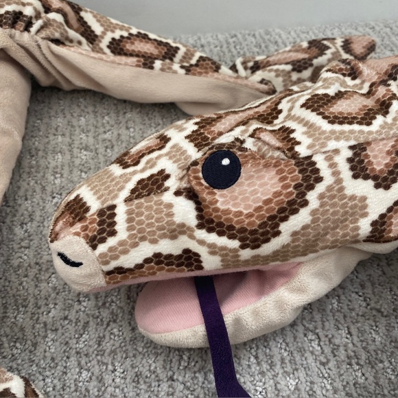 Ikea Djungelskog Hand Puppet Plush Brown Anaconda Snake Python LARGE 60” - Picture 3 of 5